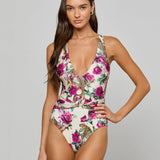 L'AGENCE - Lisa Plunge One - Piece Swimsuit