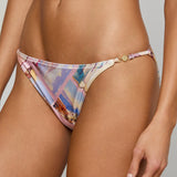 L'AGENCE - Violet String Bikini Bottom