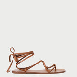 Loeffler Randall - Lianna Cognac Lace-Up Sandal