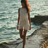 DÔEN - LIDA DRESS -- SALT