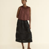 DOEN - LILETTA TOP - - DAHLIA