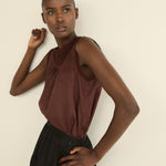 DOEN - LILETTA TOP - - DAHLIA