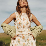 DÔEN - LILIANE DRESS -- PETIT BOUQUET DE CHAMONIX