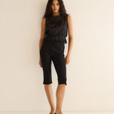 DÔEN - LILIBET TOP -- BLACK