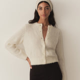 DÔEN - LILLETTE CARDIGAN -- SEA SALT