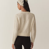 DÔEN - LILLETTE CARDIGAN -- SEA SALT