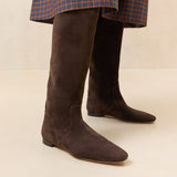 Loeffler Randall - Lillian Brown Suede Tall Boot
