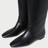 Loeffler Randall - Lillian Black Leather Tall Boot