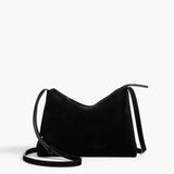 Khaite - Lina Crossbody Bag in Black Suede
