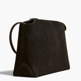 Khaite - Lina Crossbody Bag in Black Suede