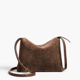 Khaite - Lina Crossbody Bag in Cedar Suede