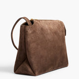 Khaite - Lina Crossbody Bag in Cedar Suede