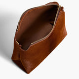 Khaite - Lina Crossbody Bag in Rust Haircalf