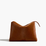Khaite - Lina Crossbody Bag in Rust Haircalf