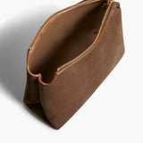 Khaite - Lina Crossbody Bag in Cedar Suede