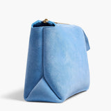 Khaite - Lina Pochette in Sky Blue Suede