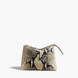 Khaite - Lina Pochette in Natural Python-Embossed Leather