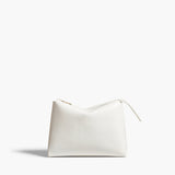 Khaite - Lina Pochette in Optic White Crackle Patent Leather