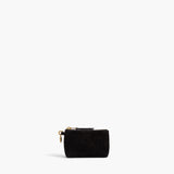Khaite - Lina Keychain Pouch in Black Suede