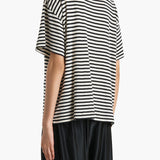 Khaite - Linda T - Shirt in Black and Off White