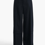 Khaite - Linden Pant in Navy and White Stripe