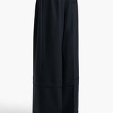 Khaite - Linden Pant in Navy and White Stripe