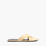Khaite - Liria Flat Sandal in Butter Glazed Leather