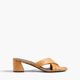 Khaite - Liria Sandal in Chestnut Ostrich