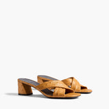Khaite - Liria Sandal in Chestnut Ostrich