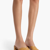 Khaite - Liria Sandal in Chestnut Ostrich