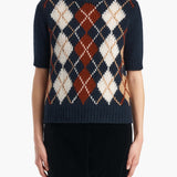Khaite - Lisa Sweater in Navy Multi