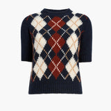 Khaite - Lisa Sweater in Navy Multi