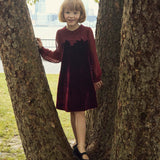 DÔEN - LITTLE MADELYNNE DRESS -- VINO ROSSO