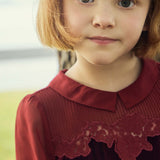 DÔEN - LITTLE MADELYNNE DRESS -- VINO ROSSO