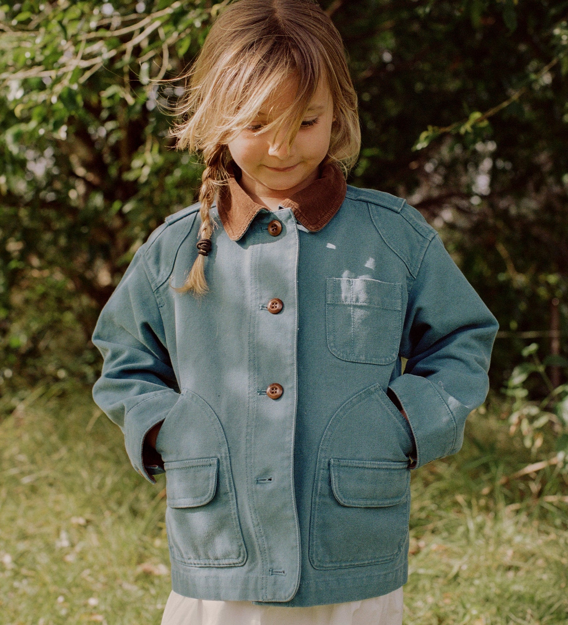 DOEN - LITTLE PASCUAL JACKET - - CASPIAN BLUE
