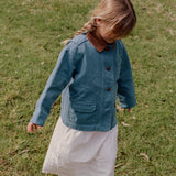 DOEN - LITTLE PASCUAL JACKET - - CASPIAN BLUE