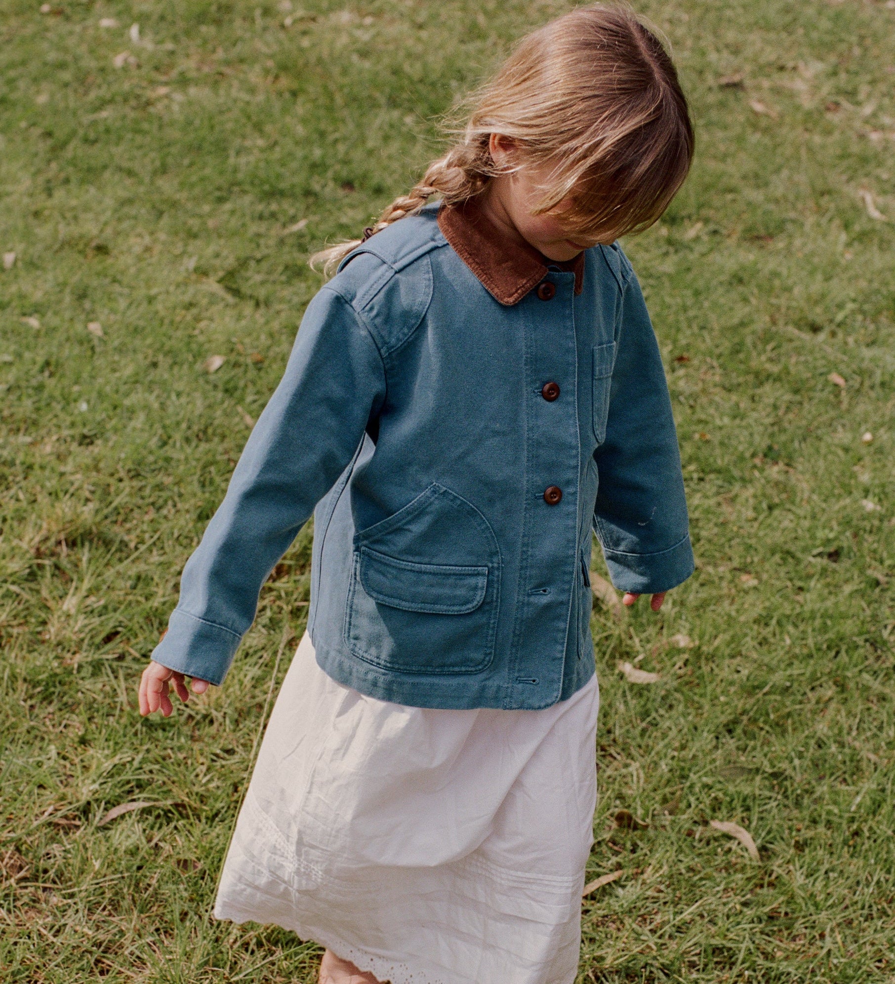 DOEN - LITTLE PASCUAL JACKET - - CASPIAN BLUE