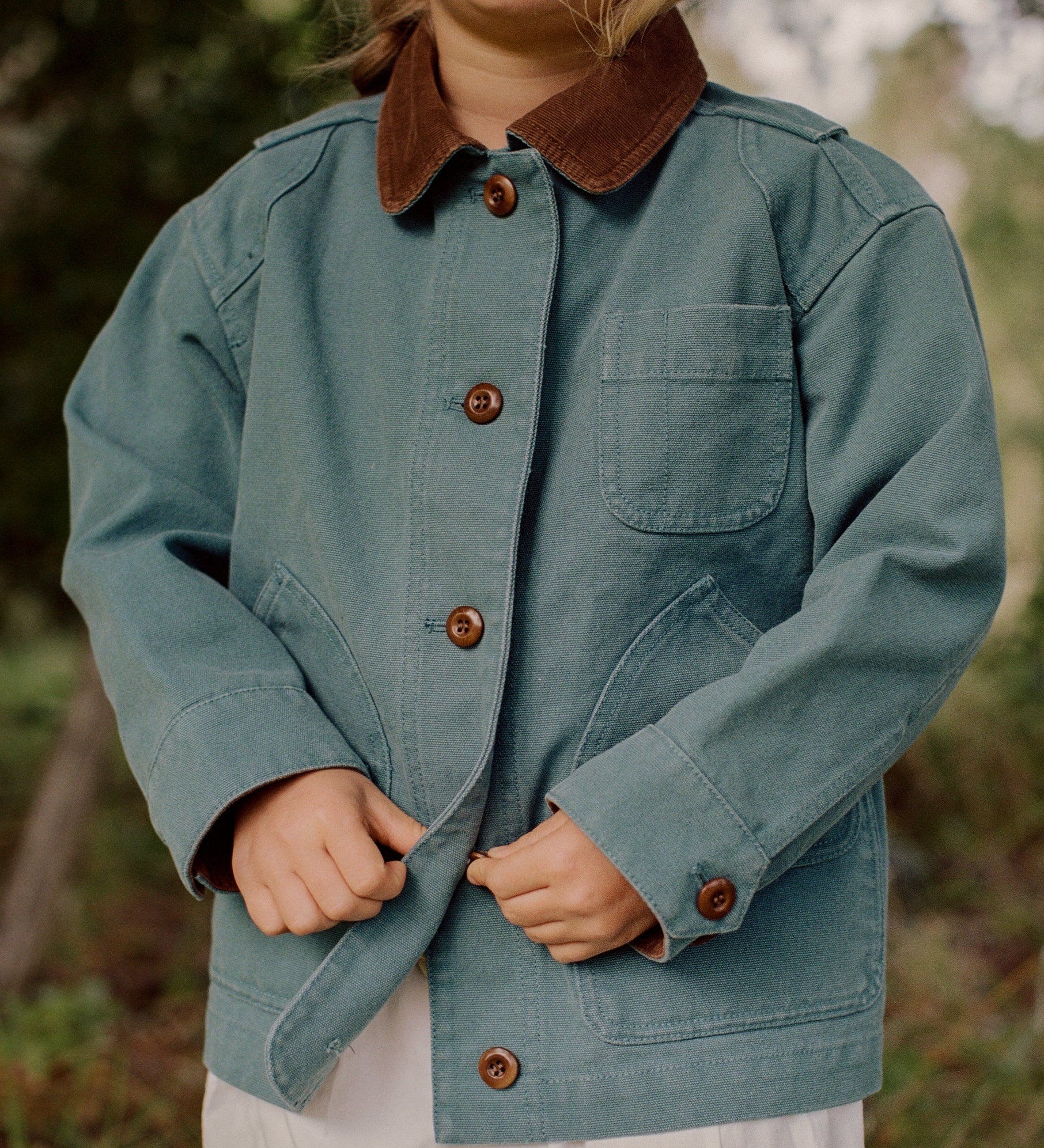 DOEN - LITTLE PASCUAL JACKET - - CASPIAN BLUE