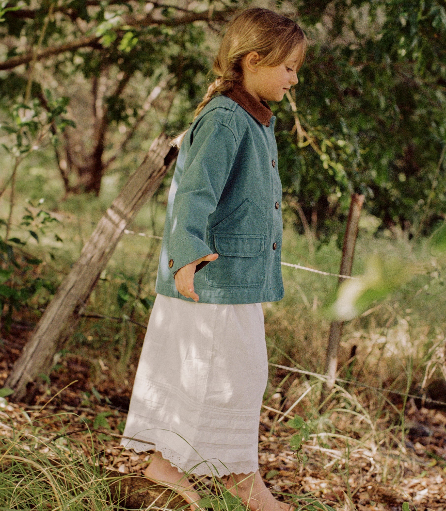 DOEN - LITTLE PASCUAL JACKET - - CASPIAN BLUE