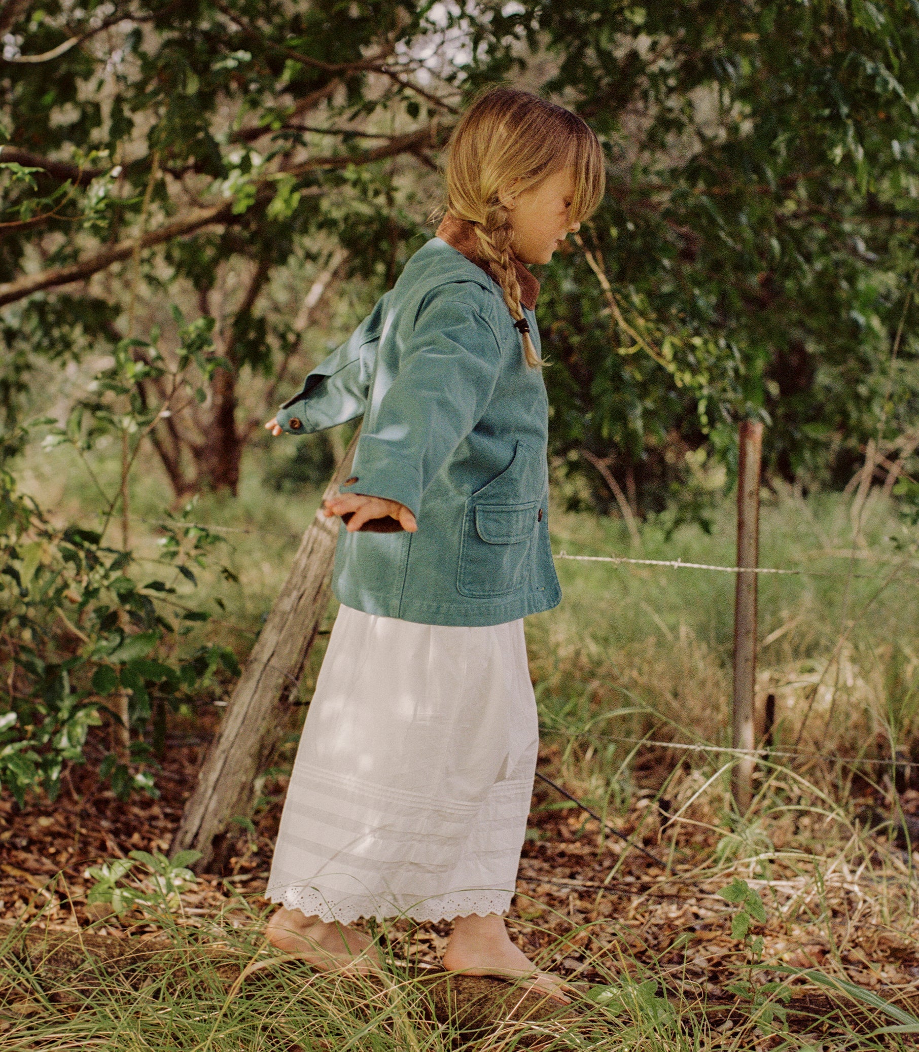 DOEN - LITTLE PASCUAL JACKET - - CASPIAN BLUE