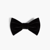 Khaite - Liv Bowtie in Black Velvet