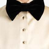 Khaite - Liv Bowtie in Black Velvet