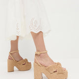 Loeffler Randall - Liza Natural Platform Sandal