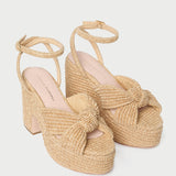 Loeffler Randall - Liza Natural Platform Sandal