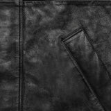 FRAME - Leather Parka -- Black