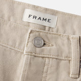 FRAME - Relaxed Short Raw Hem -- Beach Sand