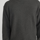 FRAME - Cashmere Crewneck Sweater -- Dark Grey Melange