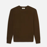 FRAME - Cashmere Crewneck Sweater -- Dark Camel