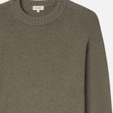 FRAME - Cashmere Crewneck Sweater -- Smoky Green