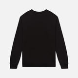 FRAME - Duo Fold Long Sleeve Crew -- Noir